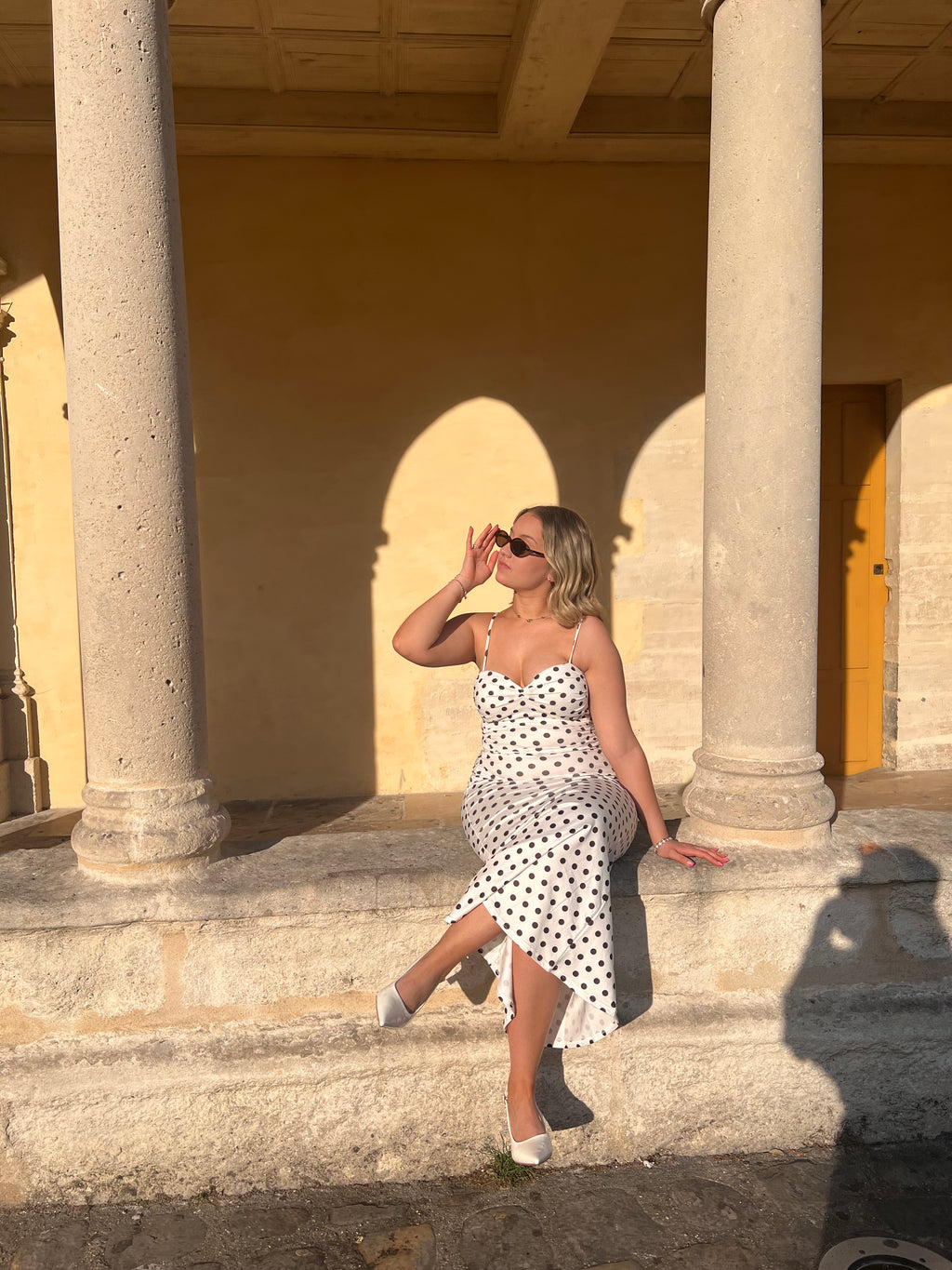 Robe à pois BARBARA